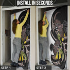 New Zealand Valentines Day Door Cover Piwakawaka Lovers Maori Koru Tattoo - Aussie Hoodie