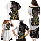 New Zealand Valentines Day Family Matching Puletasi and Hawaiian Shirt Piwakawaka Lovers Maori Koru Tattoo - Aussie Hoodie