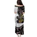 New Zealand Valentines Day Family Matching Puletasi and Hawaiian Shirt Piwakawaka Lovers Maori Koru Tattoo - Aussie Hoodie