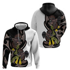 New Zealand Valentines Day Hoodie Piwakawaka Lovers Maori Koru Tattoo - Aussie Hoodie