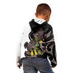 New Zealand Valentines Day Kid Hoodie Piwakawaka Lovers Maori Koru Tattoo - Aussie Hoodie