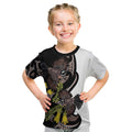 New Zealand Valentines Day Kid T Shirt Piwakawaka Lovers Maori Koru Tattoo - Aussie Hoodie