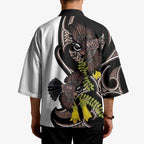 New Zealand Valentines Day Kimono Piwakawaka Lovers Maori Koru Tattoo - Aussie Hoodie