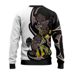 New Zealand Valentines Day Ugly Christmas Sweater Piwakawaka Lovers Maori Koru Tattoo - Aussie Hoodie