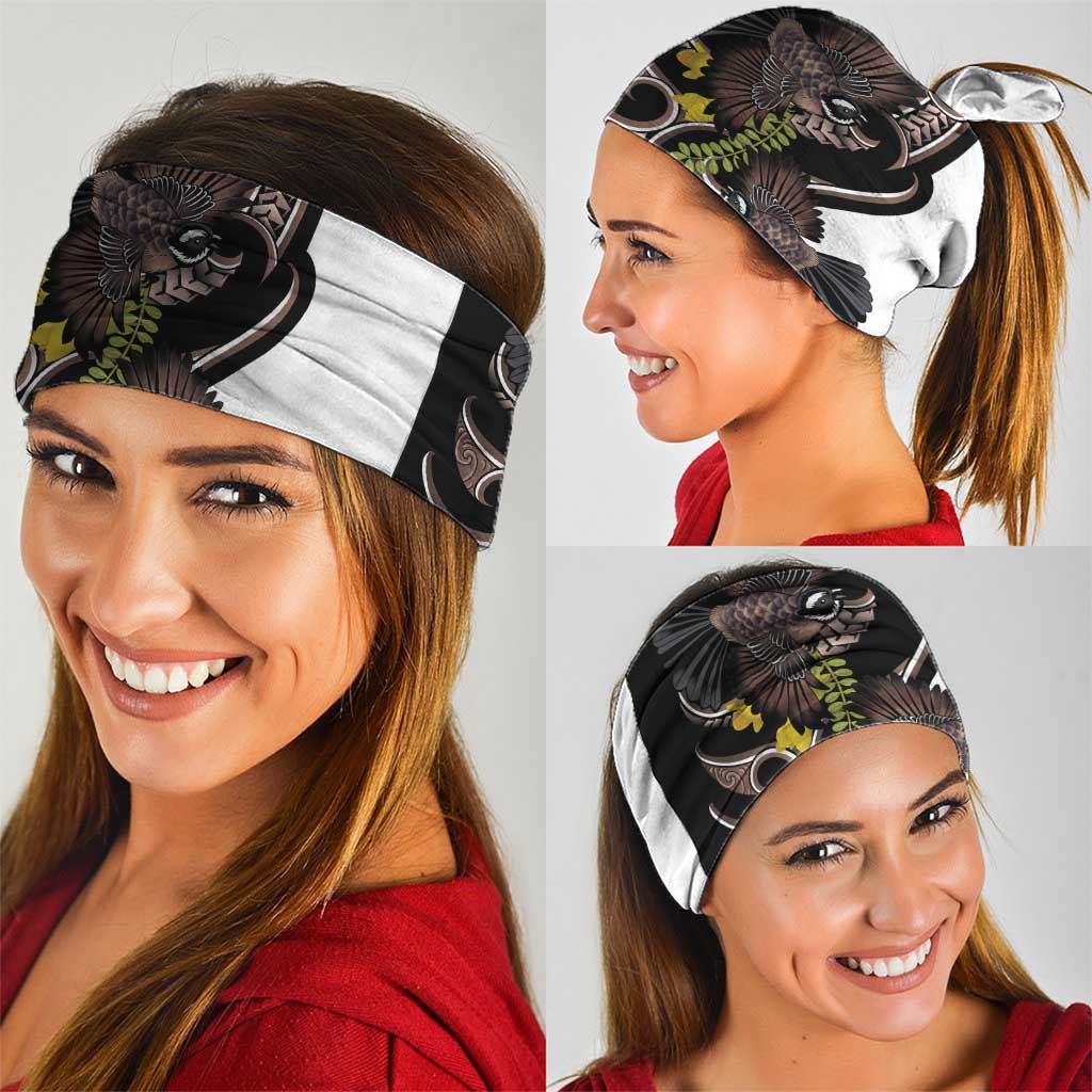 New Zealand Valentines Day Neck Gaiter Piwakawaka Lovers Maori Koru Tattoo - Aussie Hoodie