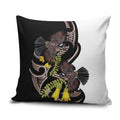 New Zealand Valentines Day Pillow Cover Piwakawaka Lovers Maori Koru Tattoo - Aussie Hoodie