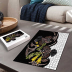 New Zealand Valentines Day Puzzle Piwakawaka Lovers Maori Koru Tattoo - Aussie Hoodie