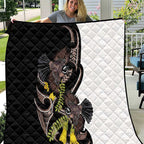 New Zealand Valentines Day Quilt Piwakawaka Lovers Maori Koru Tattoo - Aussie Hoodie