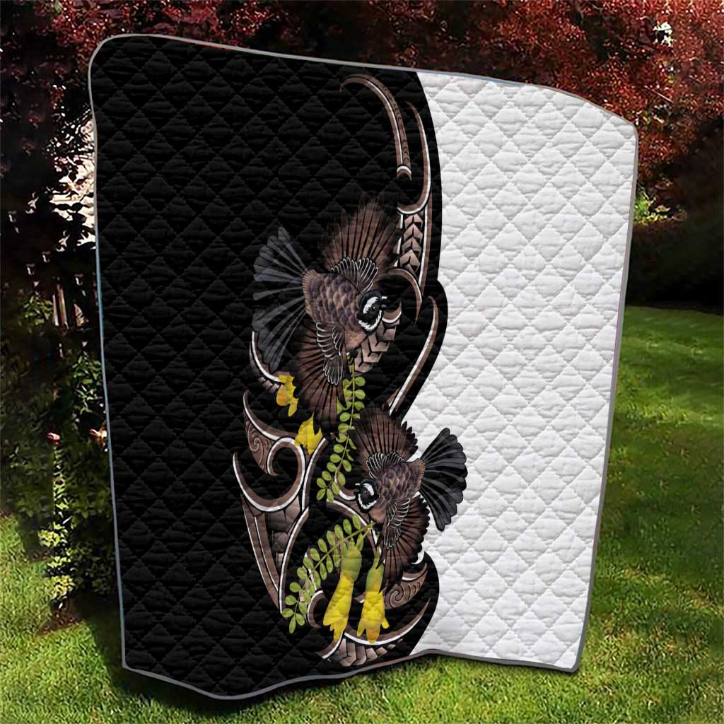 New Zealand Valentines Day Quilt Piwakawaka Lovers Maori Koru Tattoo - Aussie Hoodie