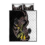 New Zealand Valentines Day Quilt Bed Set Piwakawaka Lovers Maori Koru Tattoo - Aussie Hoodie