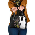 New Zealand Valentines Day Shoulder Handbag Piwakawaka Lovers Maori Koru Tattoo - Aussie Hoodie