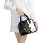 New Zealand Valentines Day Shoulder Handbag Piwakawaka Lovers Maori Koru Tattoo - Aussie Hoodie