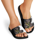New Zealand Valentines Day Slide Sandals Piwakawaka Lovers Maori Koru Tattoo - Aussie Hoodie