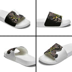 New Zealand Valentines Day Slide Sandals Piwakawaka Lovers Maori Koru Tattoo - Aussie Hoodie