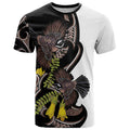 New Zealand Valentines Day T Shirt Piwakawaka Lovers Maori Koru Tattoo - Aussie Hoodie