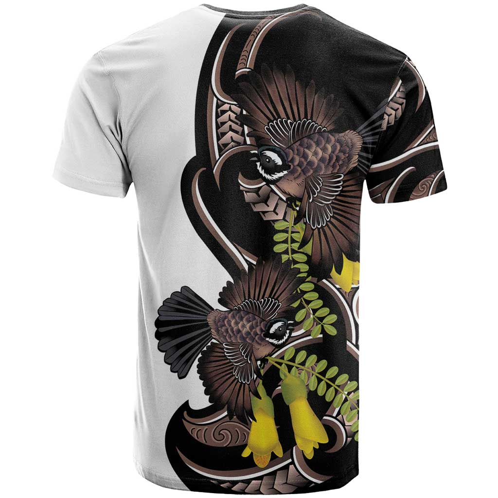 New Zealand Valentines Day T Shirt Piwakawaka Lovers Maori Koru Tattoo - Aussie Hoodie