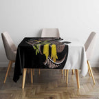 New Zealand Valentines Day Tablecloth Piwakawaka Lovers Maori Koru Tattoo - Aussie Hoodie