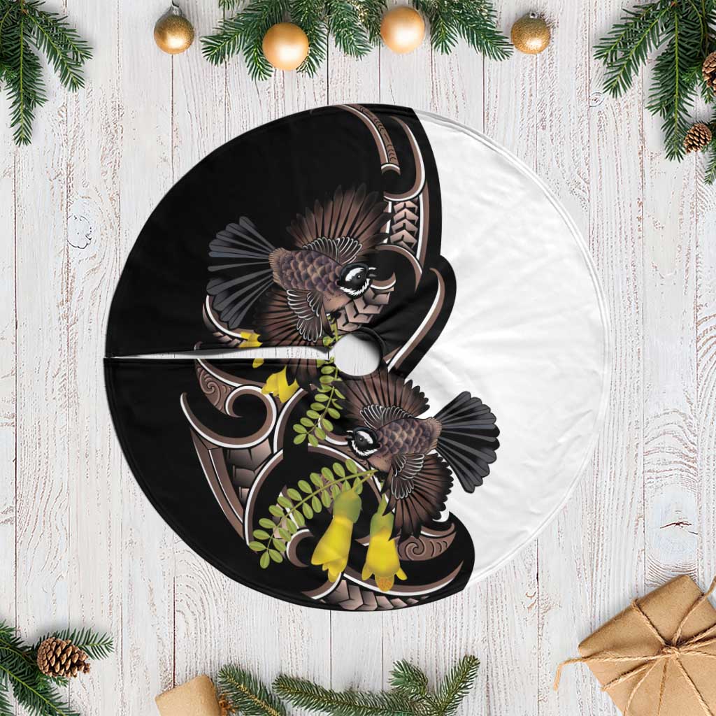 New Zealand Valentines Day Tree Skirt Piwakawaka Lovers Maori Koru Tattoo - Aussie Hoodie