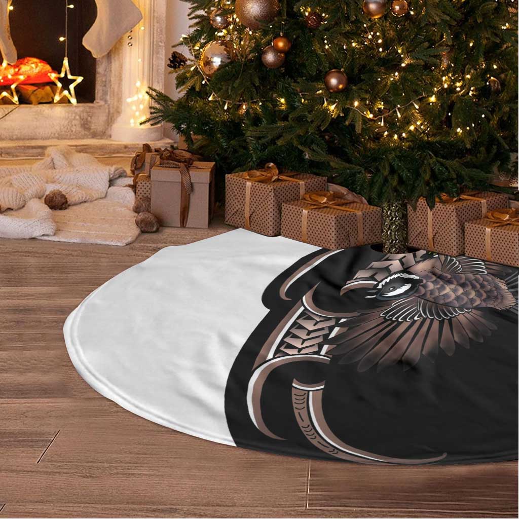 New Zealand Valentines Day Tree Skirt Piwakawaka Lovers Maori Koru Tattoo - Aussie Hoodie