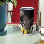 New Zealand Valentines Day Tumbler Cup Piwakawaka Lovers Maori Koru Tattoo - Aussie Hoodie