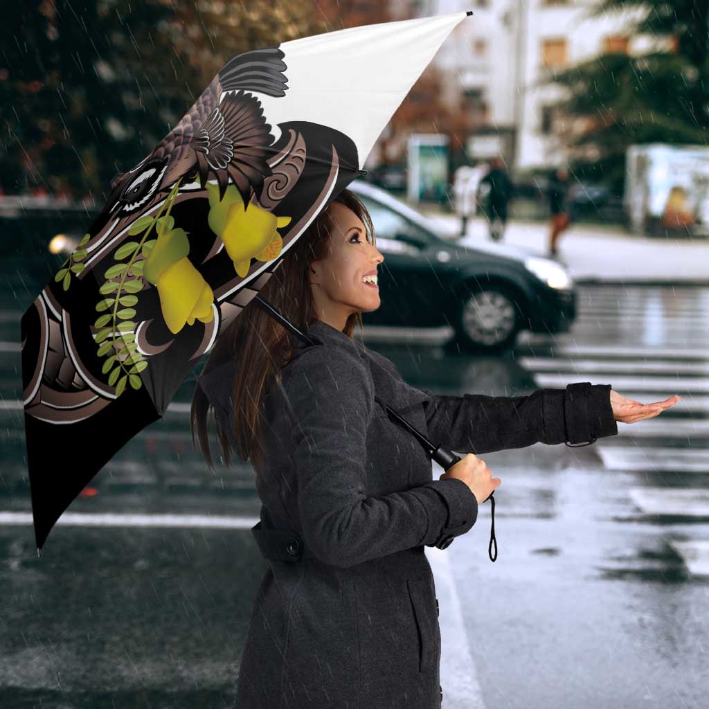 New Zealand Valentines Day Umbrella Piwakawaka Lovers Maori Koru Tattoo - Aussie Hoodie