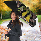 New Zealand Valentines Day Umbrella Piwakawaka Lovers Maori Koru Tattoo - Aussie Hoodie