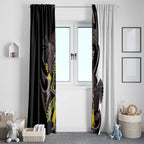 New Zealand Valentines Day Window Curtain Piwakawaka Lovers Maori Koru Tattoo - Aussie Hoodie
