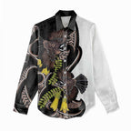 New Zealand Valentines Day Women Casual Shirt Piwakawaka Lovers Maori Koru Tattoo - Aussie Hoodie