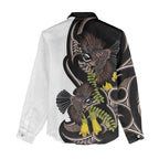 New Zealand Valentines Day Women Casual Shirt Piwakawaka Lovers Maori Koru Tattoo - Aussie Hoodie