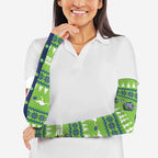 Raiders Rugby Christmas Arm Sleeves Merry Xmas Canberra Cardigan Style - Aussie Hoodie