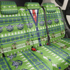 Raiders Rugby Christmas Back Car Seat Cover Merry Xmas Canberra Cardigan Style - Aussie Hoodie