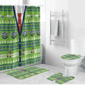 Raiders Rugby Christmas Bathroom Set Merry Xmas Canberra Cardigan Style - Aussie Hoodie