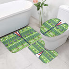 Raiders Rugby Christmas Bathroom Set Merry Xmas Canberra Cardigan Style - Aussie Hoodie