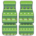 Raiders Rugby Christmas Car Mats Merry Xmas Canberra Cardigan Style - Aussie Hoodie