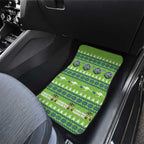 Raiders Rugby Christmas Car Mats Merry Xmas Canberra Cardigan Style - Aussie Hoodie