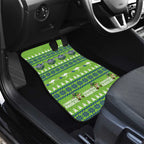 Raiders Rugby Christmas Car Mats Merry Xmas Canberra Cardigan Style - Aussie Hoodie