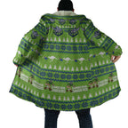 Raiders Rugby Christmas Cloak Merry Xmas Canberra Cardigan Style - Aussie Hoodie