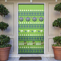 Raiders Rugby Christmas Door Cover Merry Xmas Canberra Cardigan Style - Aussie Hoodie