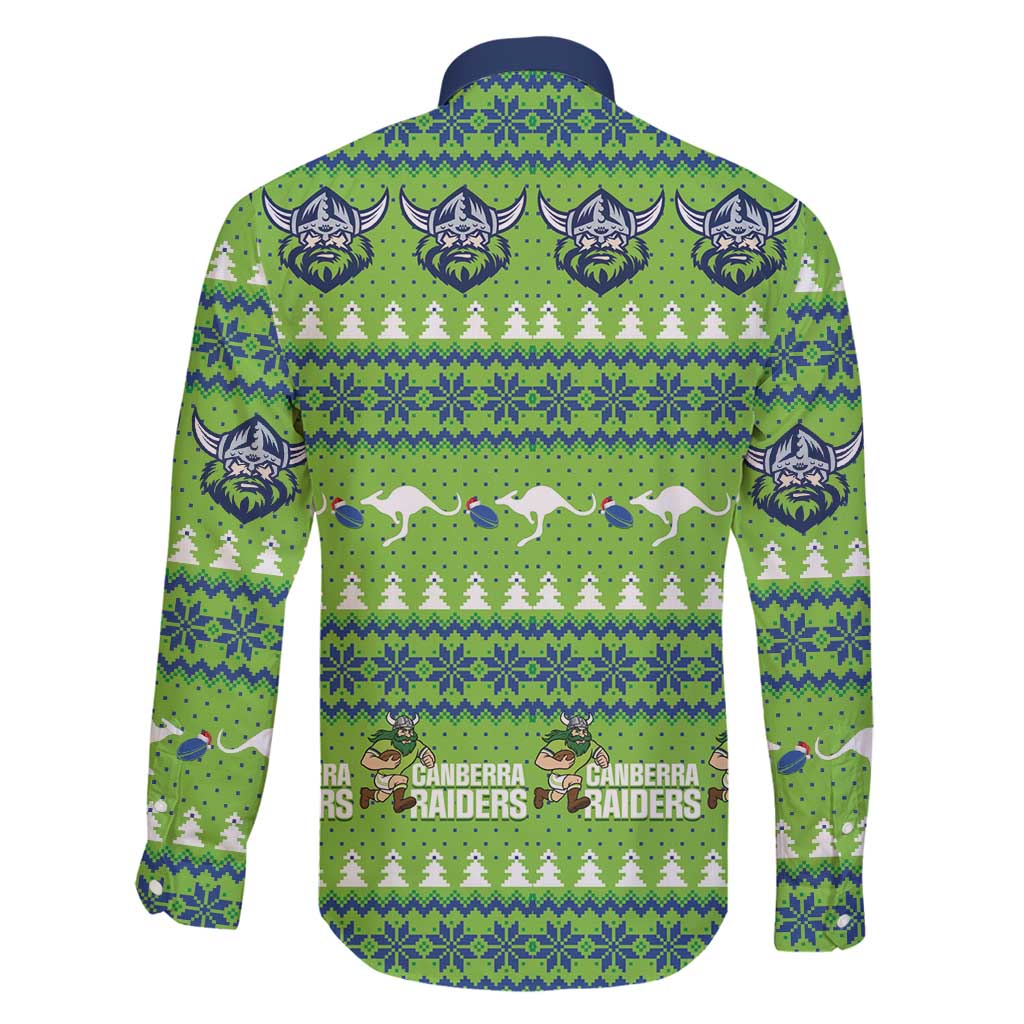 Raiders Rugby Christmas Family Matching Off Shoulder Maxi Dress and Hawaiian Shirt Merry Xmas Canberra Cardigan Style - Aussie Hoodie