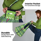 Raiders Rugby Christmas Grocery Bag Merry Xmas Canberra Cardigan Style - Aussie Hoodie