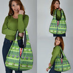 Raiders Rugby Christmas Grocery Bag Merry Xmas Canberra Cardigan Style - Aussie Hoodie