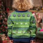 Raiders Rugby Christmas Kid Ugly Christmas Sweater Merry Xmas Canberra Cardigan Style - Aussie Hoodie
