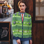 Raiders Rugby Christmas Ugly Christmas Sweater Merry Xmas Canberra Cardigan Style - Aussie Hoodie