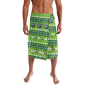 Raiders Rugby Christmas Lavalava Merry Xmas Canberra Cardigan Style - Aussie Hoodie