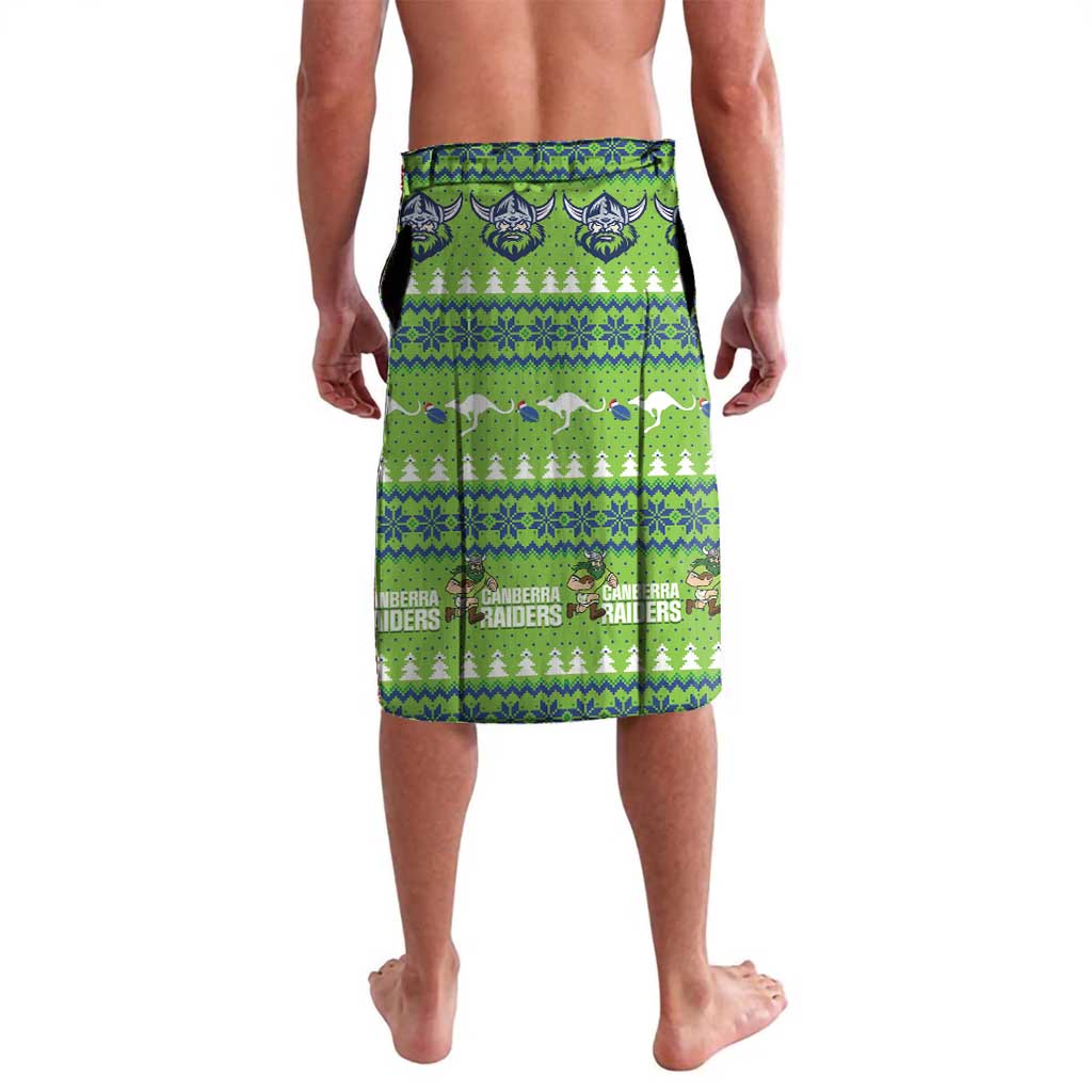 Raiders Rugby Christmas Lavalava Merry Xmas Canberra Cardigan Style - Aussie Hoodie