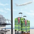 Raiders Rugby Christmas Luggage Cover Merry Xmas Canberra Cardigan Style - Aussie Hoodie