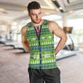 Raiders Rugby Christmas Men Tank Top Merry Xmas Canberra Cardigan Style - Aussie Hoodie