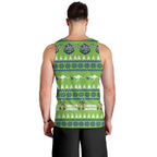 Raiders Rugby Christmas Men Tank Top Merry Xmas Canberra Cardigan Style - Aussie Hoodie