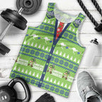 Raiders Rugby Christmas Men Tank Top Merry Xmas Canberra Cardigan Style - Aussie Hoodie