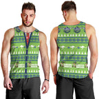 Raiders Rugby Christmas Men Tank Top Merry Xmas Canberra Cardigan Style - Aussie Hoodie